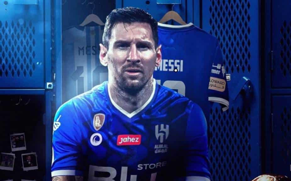 De Argentijnse speler Lionel Messi verhuist naar de Saoedische club Hilal